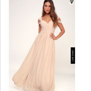 Blush Pink Bridesmaid Dress